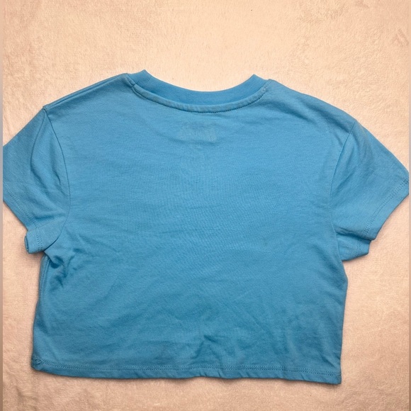 Barbie Inspiring Girls Since 1959 Girls XL- Cropped Too Tee Turquoise - Picture 4 of 8